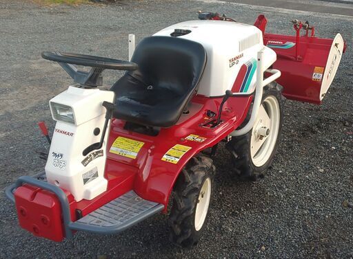 鹿児島発　ヤンマー12馬力ガソリンエンジントラクター（乗用耕うん機）UP-2 ウルトラポチ　爪新品交換済み