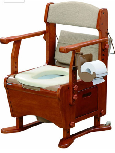 パナソニックエイジフリーライフテック 家具調トイレ ポータブルトイレ　介護