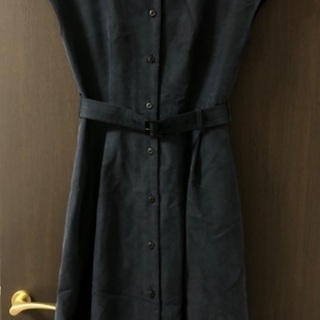 NATURAL BEAUTY BASIC バックルベルトワンピース M