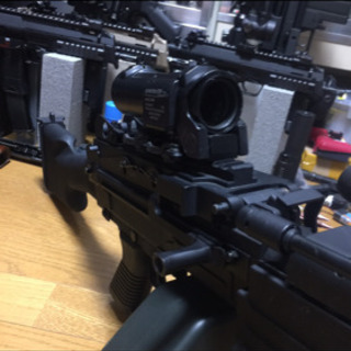 超美品A&K ミニミm249 ハイサイクカスタムの画像