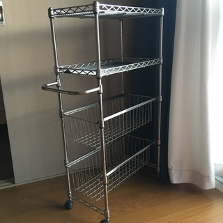 ルミナールキッチン　4段シェルフ