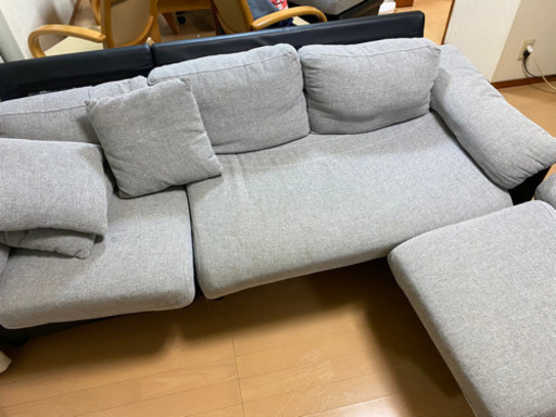 コーナーソファー　グレー！