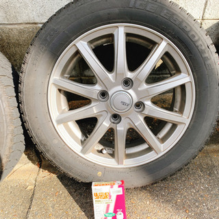 【終了】スタッドレスタイヤ　軽自動車　ナット　ラック付き