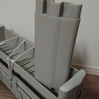 まとめ売り２⑰ スリムワゴン３段 グレーの画像