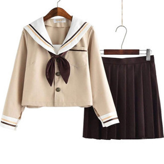【値下げ！】Msize セーラー服(ブラウン)