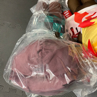 新品タグ付き✴︎鬼滅の刃　メガジャンボ寝そべりぬいぐるみ　竈門炭治郎　煉獄杏寿郎　2つセットの画像