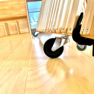 ★すのこマット ダブル 杉材 折りたたみ 二つ折りタイプベッド★値下げします★の画像