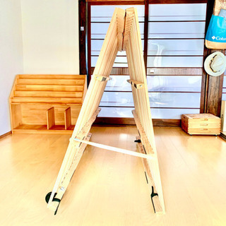 ★すのこマット ダブル 杉材 折りたたみ 二つ折りタイプベッド★値下げします★の画像