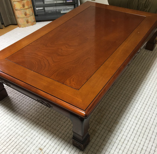 大型家具調コタツテーブル150×90【商談中】