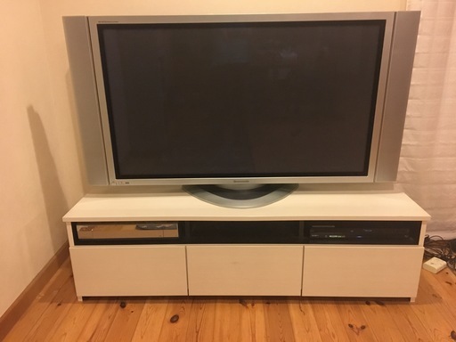 プラズマテレビ　５０インチ　Panasonic TH-50PXS10　テレビ台とセット