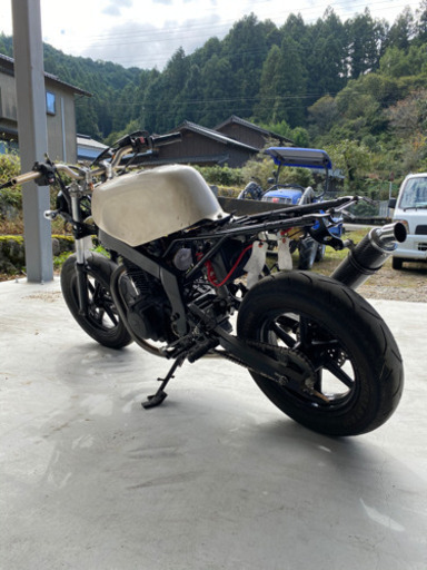 ホンダ  NSR50  セロー225エンジンとハーネスでセル始動です　あと保安部品付ければ公道走行可能　6速でフロントポンポンうきます