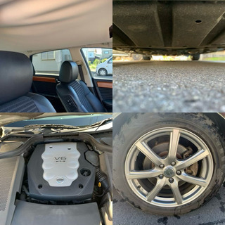 ニッサン　フーガ　350GT 車検R3年10月まで　ダウンサス　社外ホイールの画像