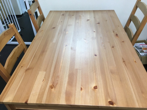 お譲り先決定 IKEA イケア ヨックモック ダイニング 5点セット