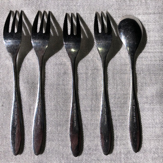 食器　ティータイム用スプーン　フォークセット　中古