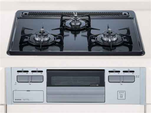 ハーマン　ビルトインガスコンロ　LPガス