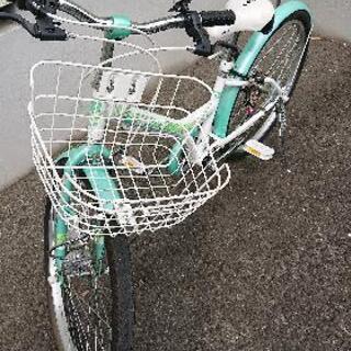 自転車 24インチ SHIMANOペシューグリーンギア付き