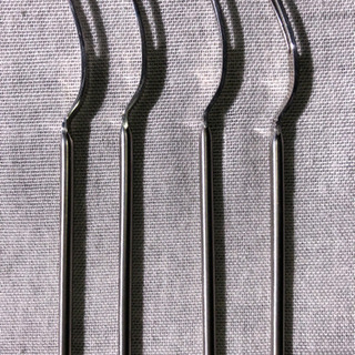 ティータイム用洋風フォーク4本セット　中古の画像