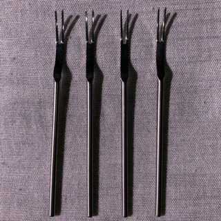 ティータイム用洋風フォーク4本セット　中古の画像