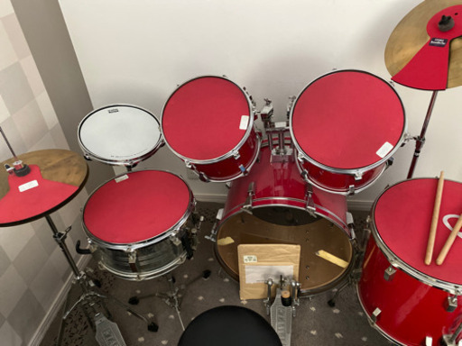 TAMAドラムセット 消音パッド付き