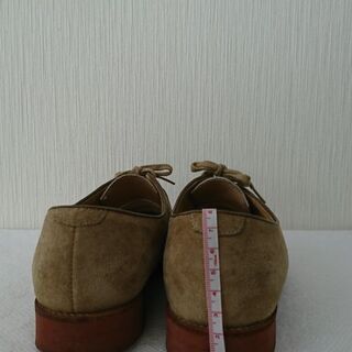 ★高級本革スエード・ブランド(ハッシュパピー)サイズ23㎝・2E・色ホーン・何度か使用の画像