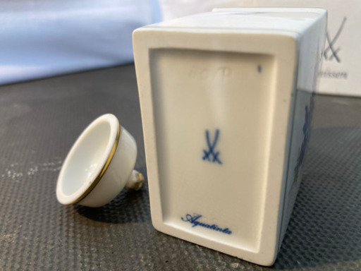 Meissen マイセン　ティーキャディー　Aquatinta アクアティンタ【愛品倶楽部柏店】