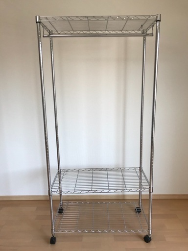 ハンガーラック　スチールラック　ニトリ　2000円
