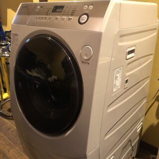 2015年製】SHARP シャープ 洗濯9kg 乾燥6kg ドラム式洗濯乾燥機 ES-V600-