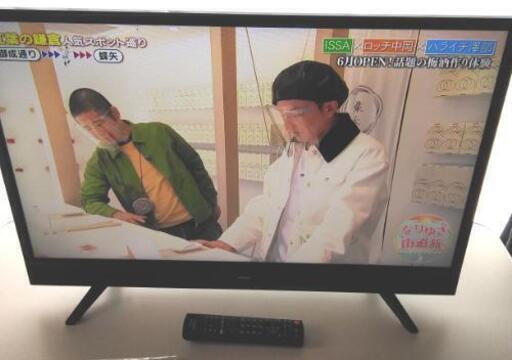 年浅 美品 32型液晶テレビ J32SK03 2017年 リモコン,b-cas付