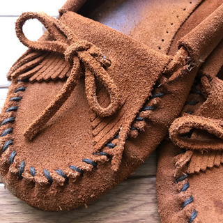 MINNETONKA ミネトンカ モカシンシューズ 24.0cmの画像