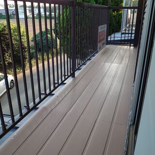 ２Ｆベランダからの眺めが素晴らしいです。のどかな田園風景が一望で...