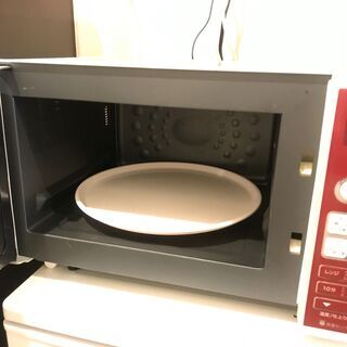 ★【中古】電子レンジ＋レンジラック★の画像