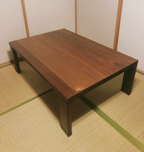 【値下げ】こたつ 幅120×奥80 折りたたみ コタツ 天然木日本製