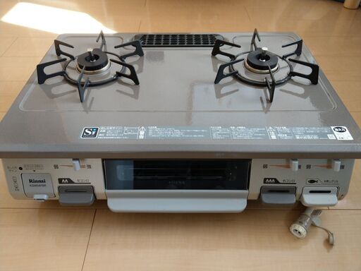 【売ります】都市ガス用ガスコンロ「Rinnai KGM64PBR」あまり料理していないため使用感少ないです。
