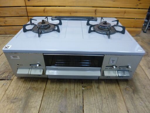 ノーリツ ガステーブル ガスコンロ NG60SVR 都市ガス用 2017年製 59cm 中古 20c011