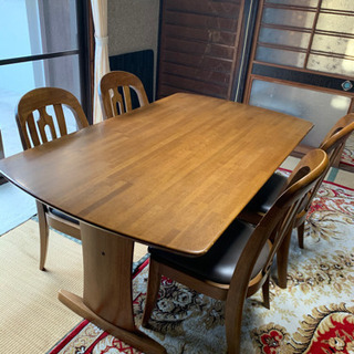 【決まりました】楢木　ダイニングテーブルの画像