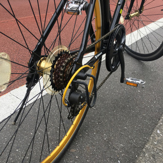 クロスバイク 黒金 人気の画像
