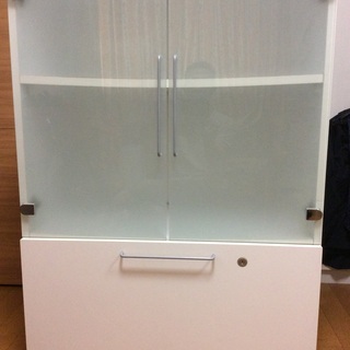 キャビネット（白）お譲りしますの画像