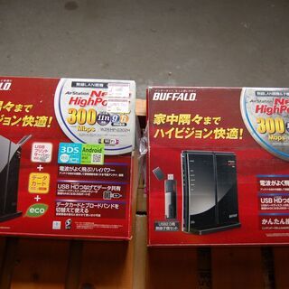 BUFFALO 無線LAN親機　2個セット WZR-HP-G30...