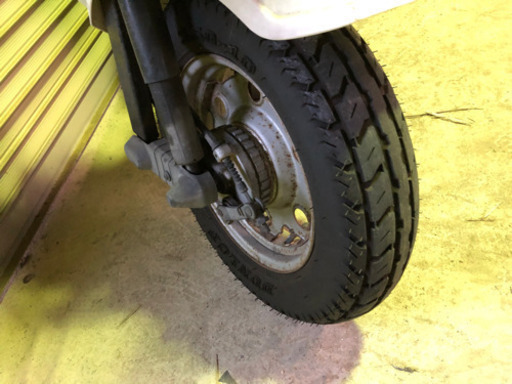【売約済】美品 実働 BT新品 バリ溝 ホンダ TA01 ジャイロアップ 原付三輪バイク スクーター