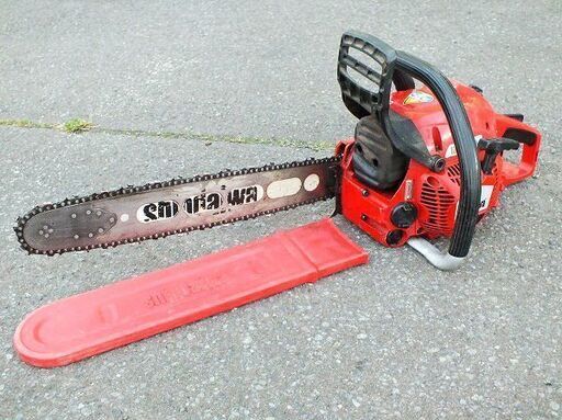 【苫小牧バナナ】Shindaiwa/新ダイワ ペッカーシリーズ エンジンチェンソー トップモデル E1145S 中古 動作確認済み♪