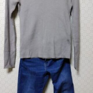再後値下げしました!　モカベージュのタートルネックセーター🧸の画像