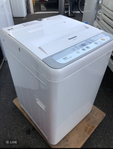 洗濯機 5kg 2017年製 NA-F50B10【安心の3ヶ月保証】?自社配送時?代引き可?※現金、クレジット、スマホ決済対応※
