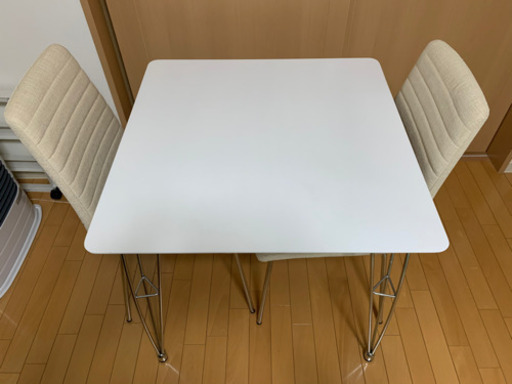 お値下げします。ニトリ　ダイニングテーブルセット　イス2脚