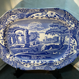 【店舗同時販売中】SPODE スポード　ブルーイタリアン　オーバ...
