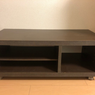 キャスター付きテレビボード　