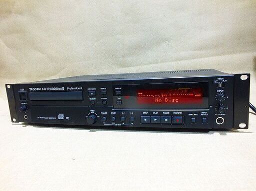 【苫小牧バナナ】TEAC/ティアック CDレコーダー/CDプレーヤー CD-RW900MK2 業務用音響現場対応 状態良好 動作OK♪