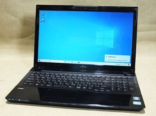 【苫小牧バナナ】FUJITSU/富士通 ノートパソコン LIFEBOOK i3 2350M メモリ4GB HDD750GB FMVA45H AH45/H キーボード渋め 現状渡し♪