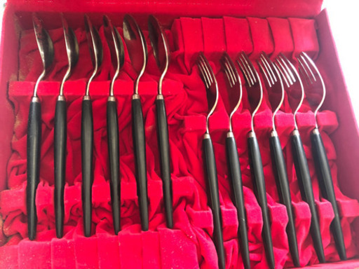 アンティーク　カトラリーセット　9種類34本