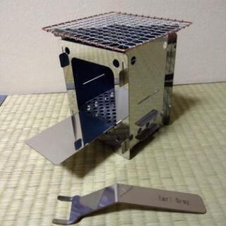 【新品】ミニ焚火台【ソロキャンプ・アウトドア】