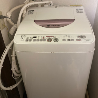 【お譲り先決まりました】ホワイト電気洗濯乾燥機の画像